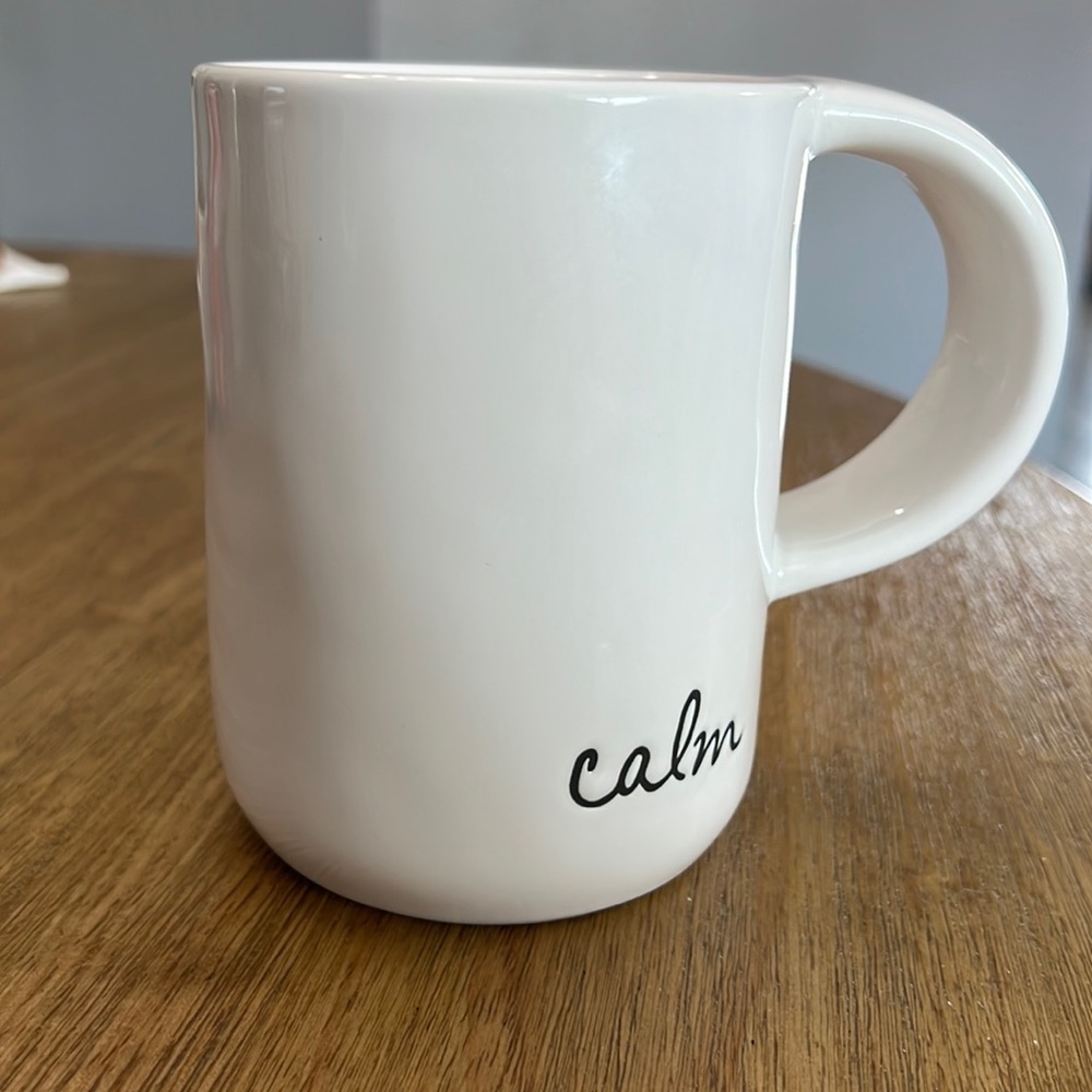 Rae Dunn mug CALM